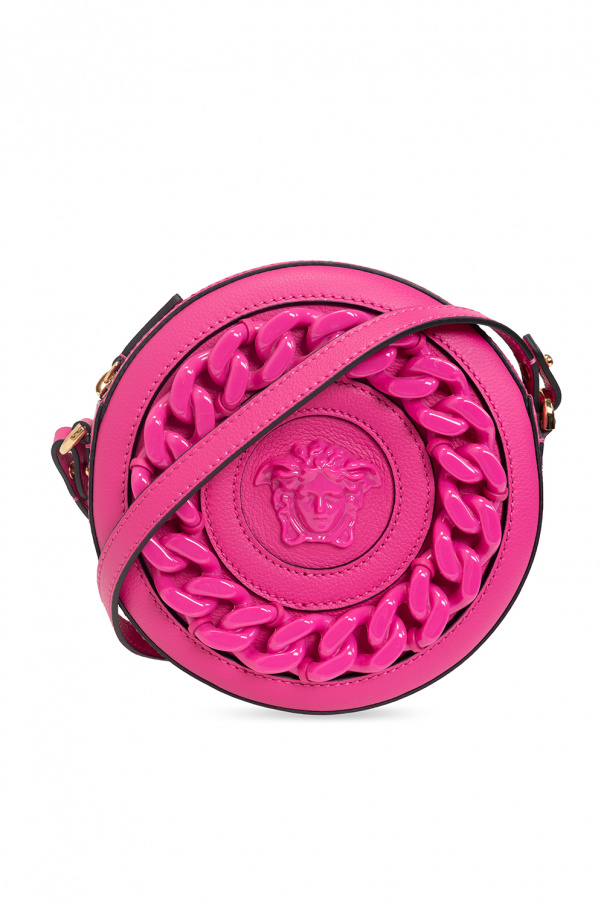 Pink La Medusa shoulder GOLD bag Versace Giorgio Armani MEN